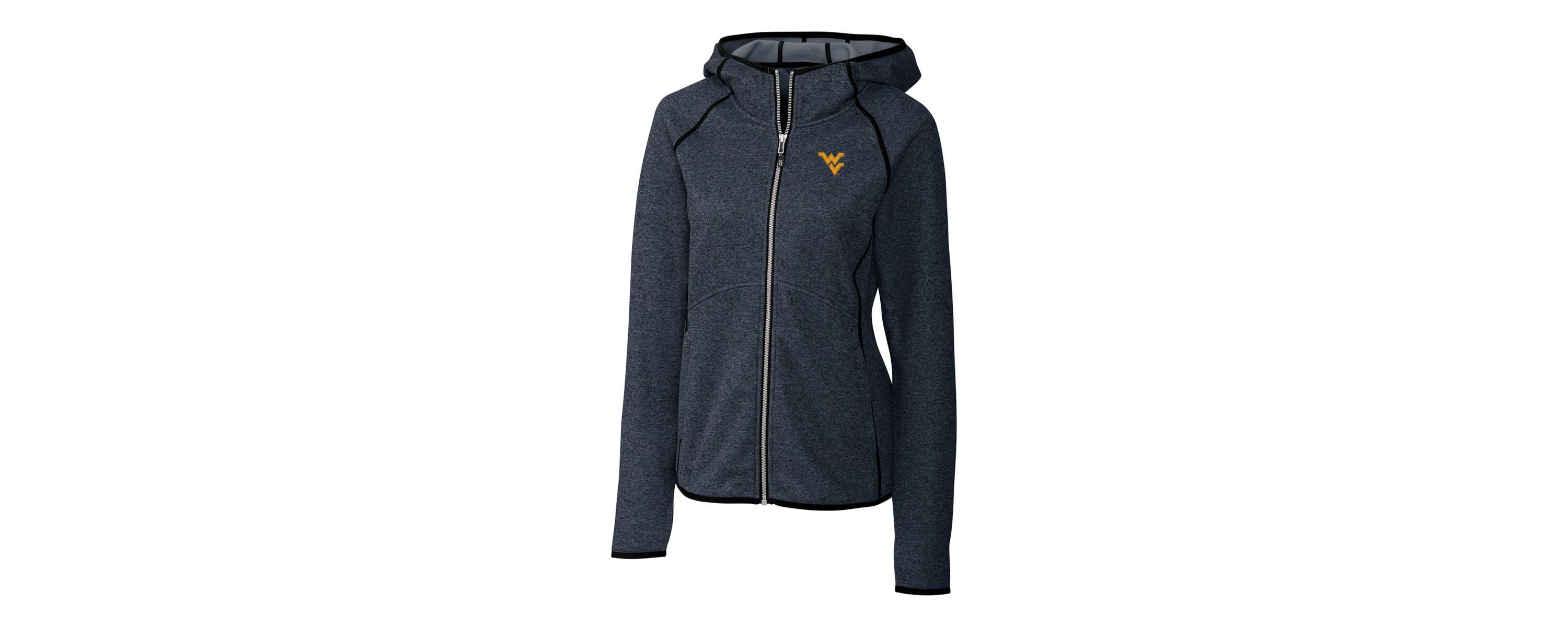 NCAA West Virginia Mountaineers Mainsail Hooded Full-Zip Jacket
