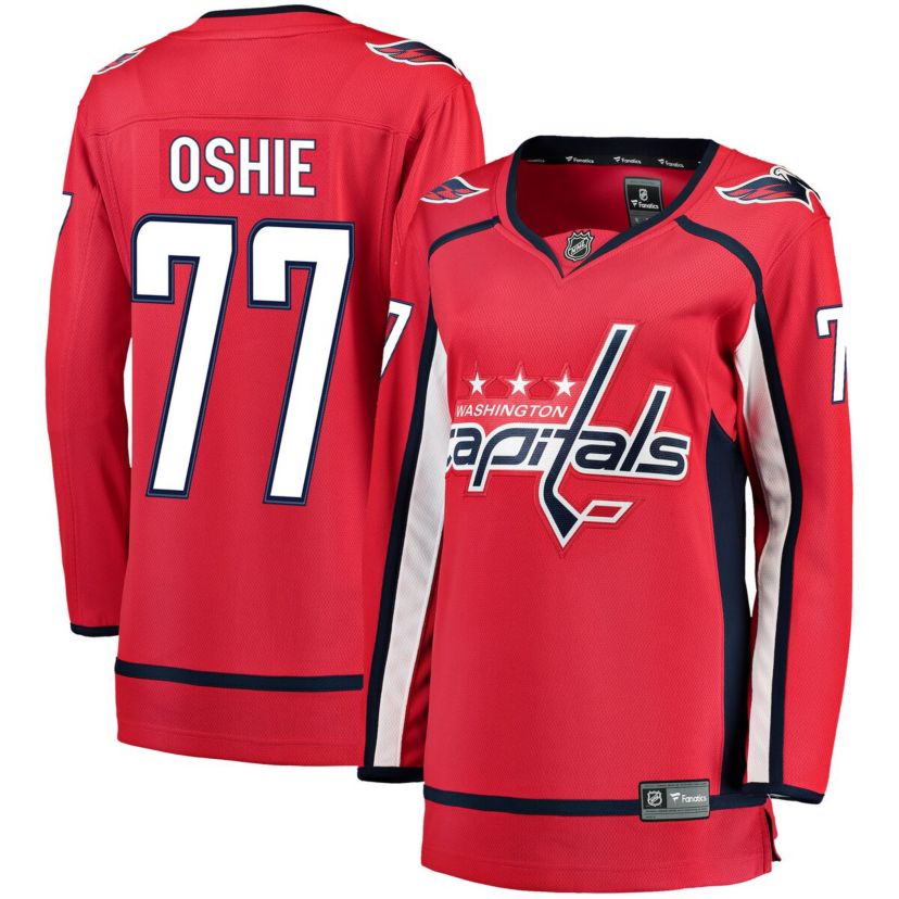 NHL Fanatics TJ Oshie Washington Capitals Breakaway Player Jersey