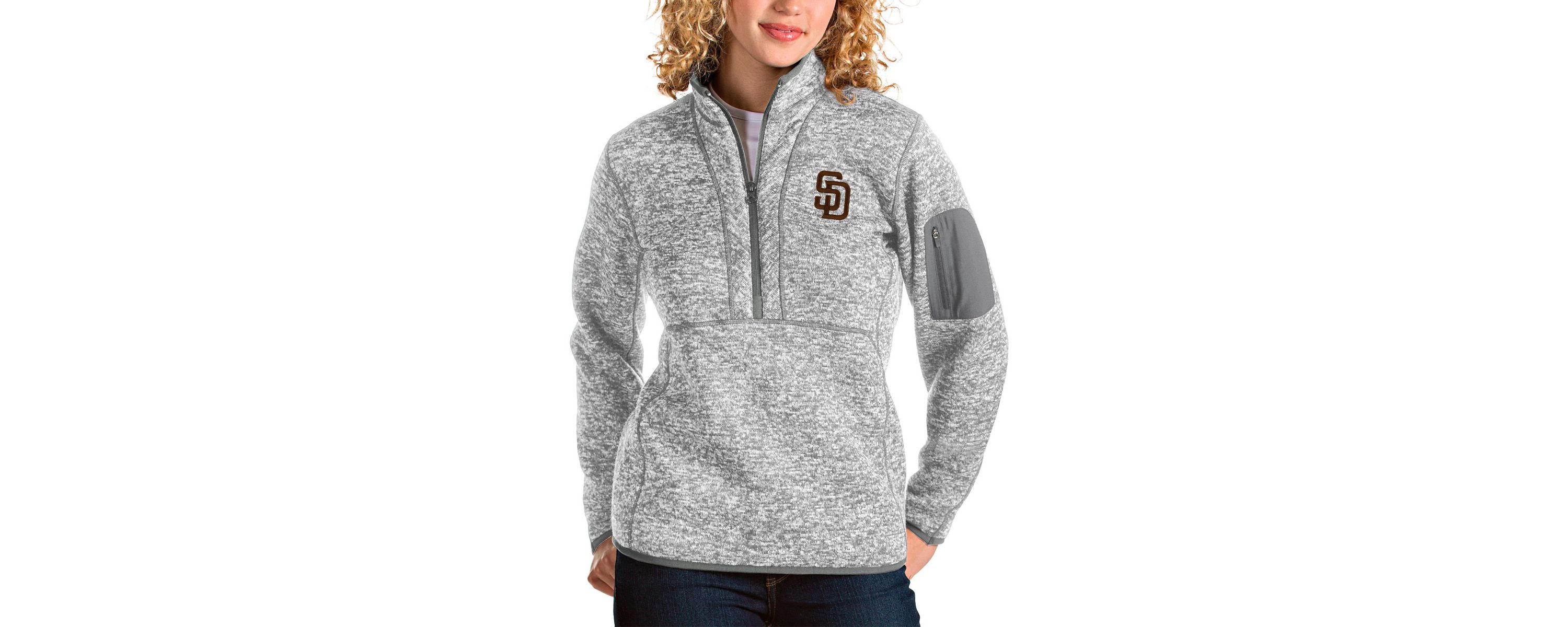 MLB San Diego Padres Fortune Half-Zip Pullover Jacket