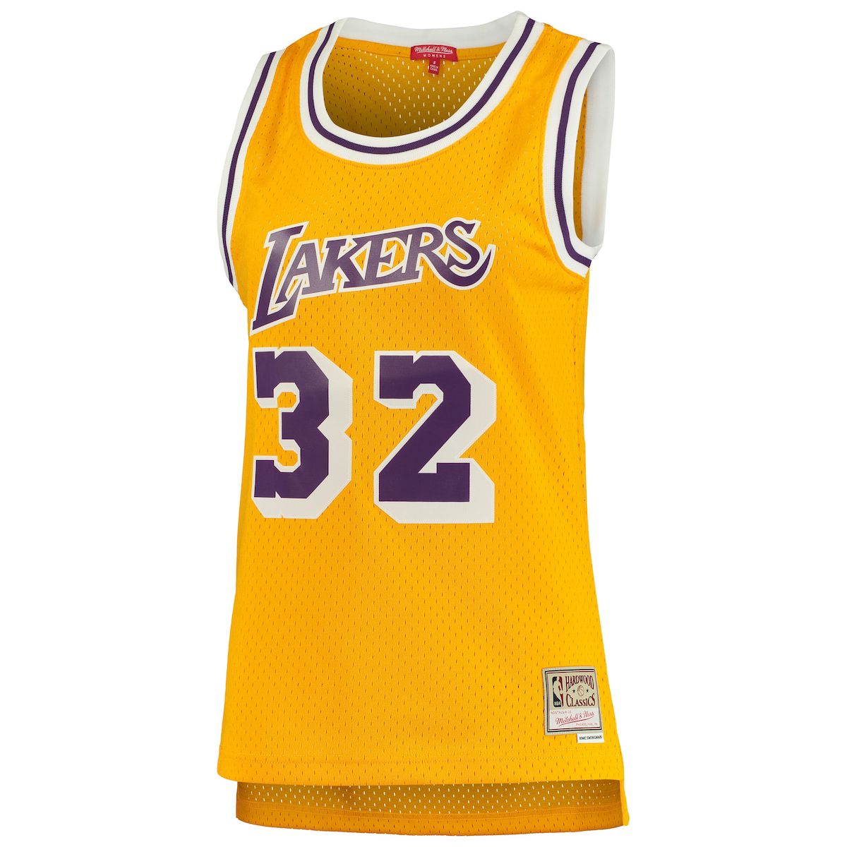 NBA Magic Johnson Los Angeles Lakers 1984/85 Hardwood Classics Swingman Jersey