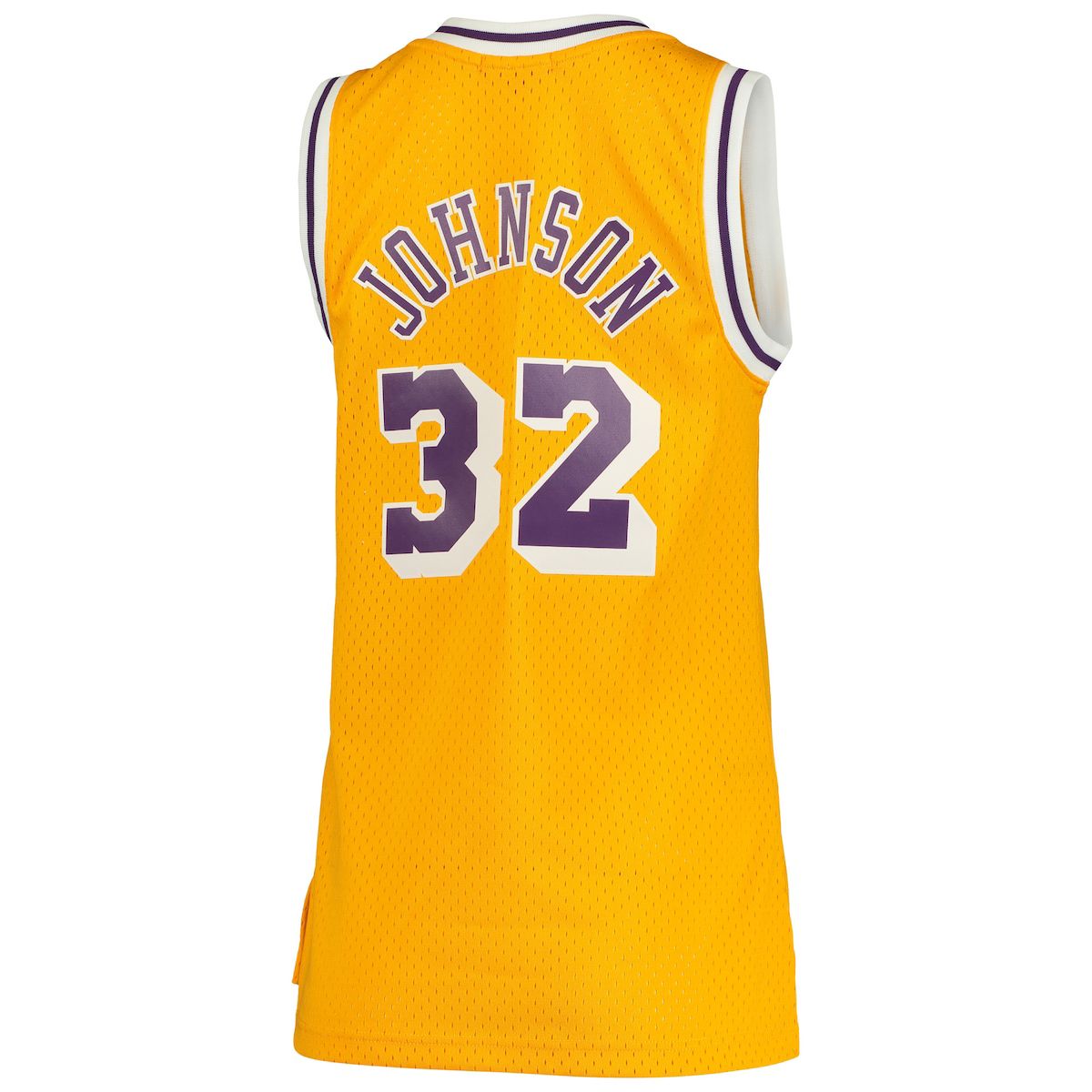 NBA Magic Johnson Los Angeles Lakers 1984/85 Hardwood Classics Swingman Jersey