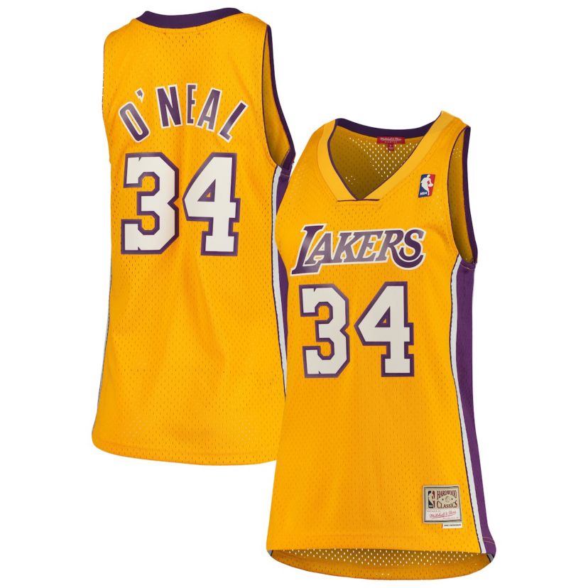 NBA Shaquille ONeal Los Angeles Lakers 1999/00 Hardwood Classics Swingman Jersey