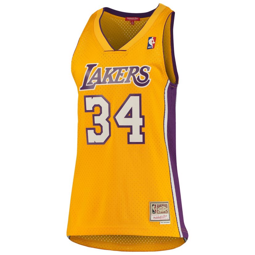 NBA Shaquille ONeal Los Angeles Lakers 1999/00 Hardwood Classics Swingman Jersey