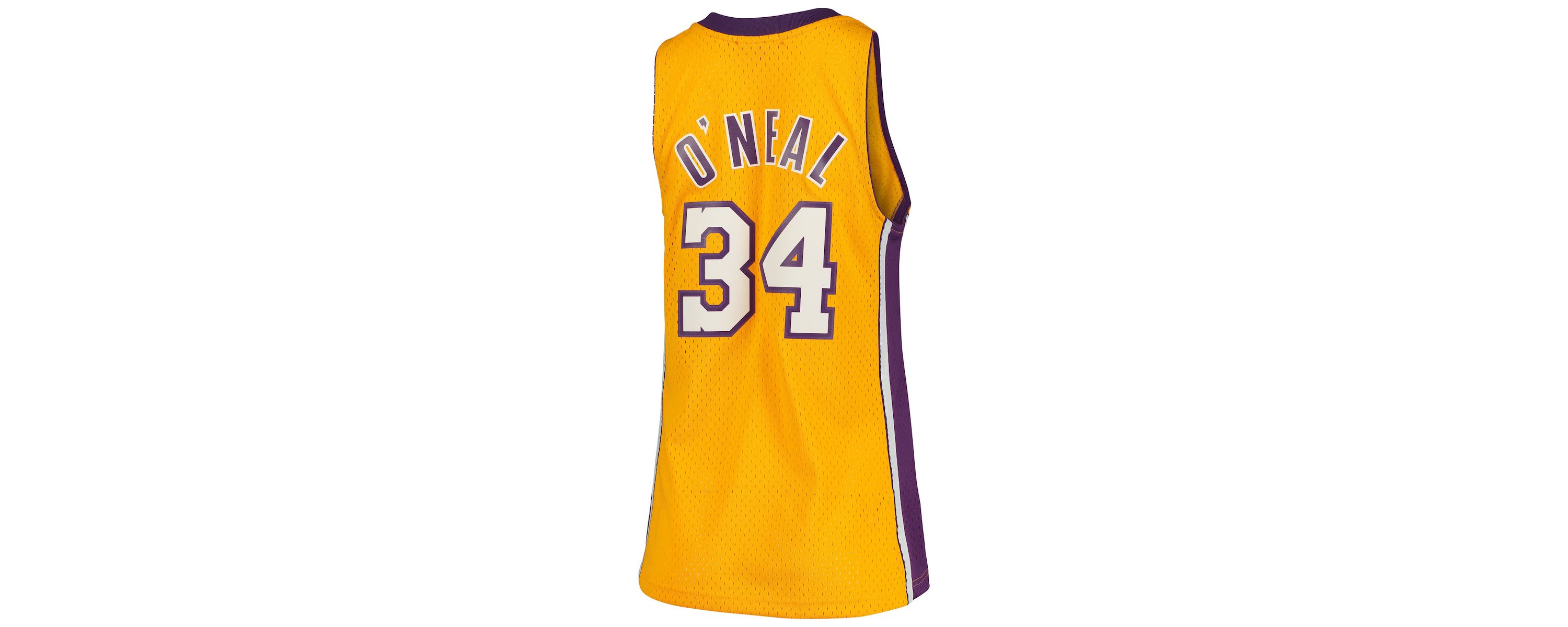 NBA Shaquille ONeal Los Angeles Lakers 1999/00 Hardwood Classics Swingman Jersey