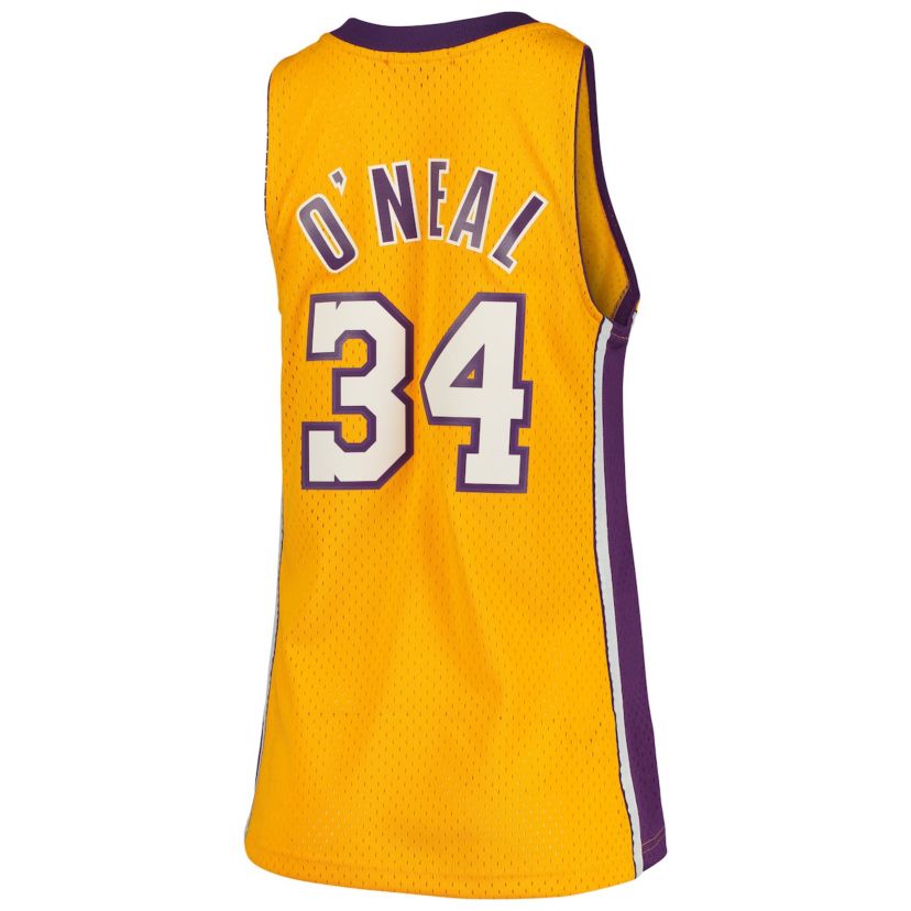 NBA Shaquille ONeal Los Angeles Lakers 1999/00 Hardwood Classics Swingman Jersey