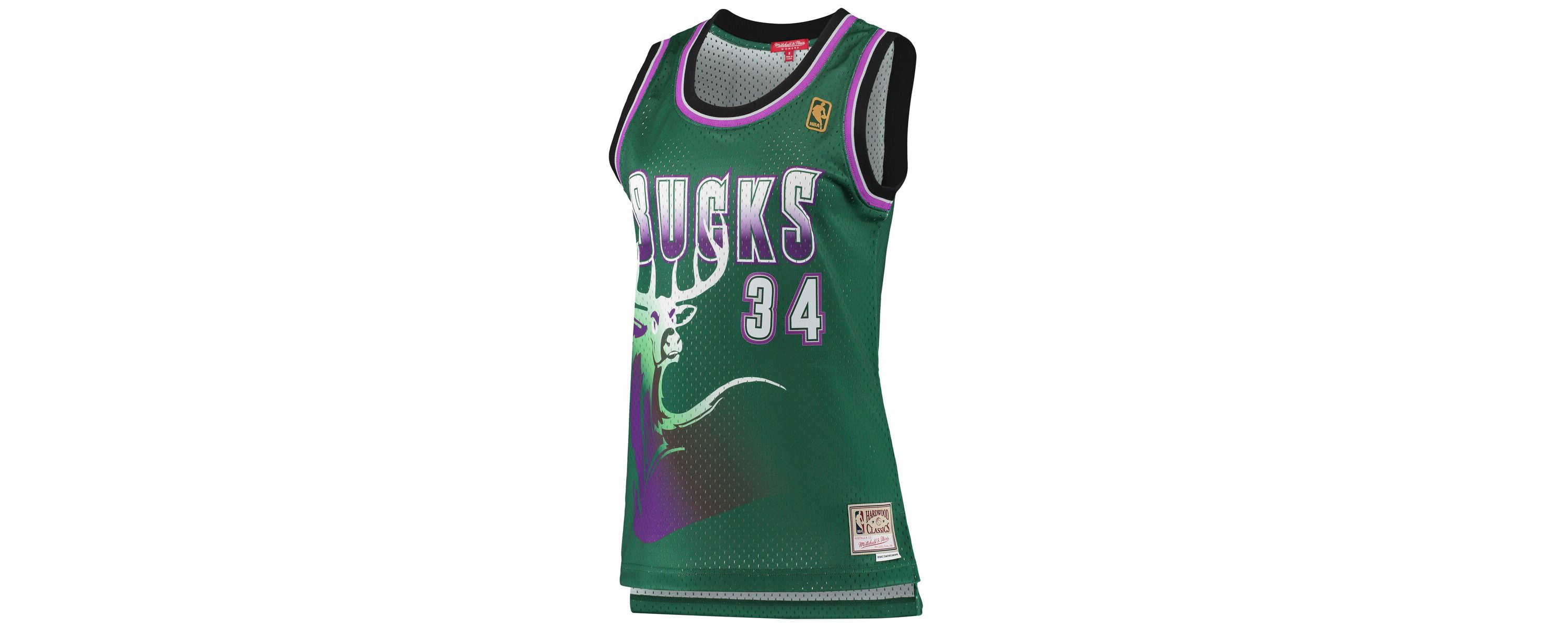 NBA Ray Allen Milwaukee Bucks 1996/97 Hardwood Classics Swingman Jersey
