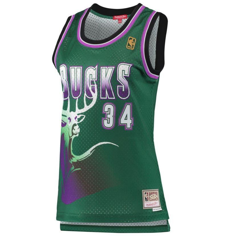 NBA Ray Allen Milwaukee Bucks 1996/97 Hardwood Classics Swingman Jersey