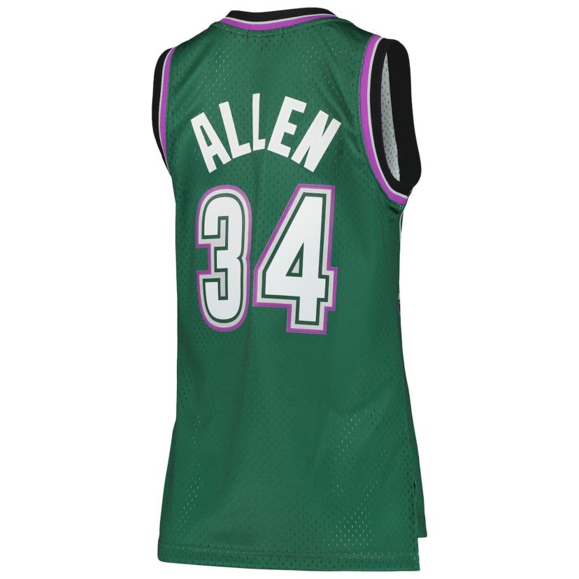 NBA Ray Allen Milwaukee Bucks 1996/97 Hardwood Classics Swingman Jersey