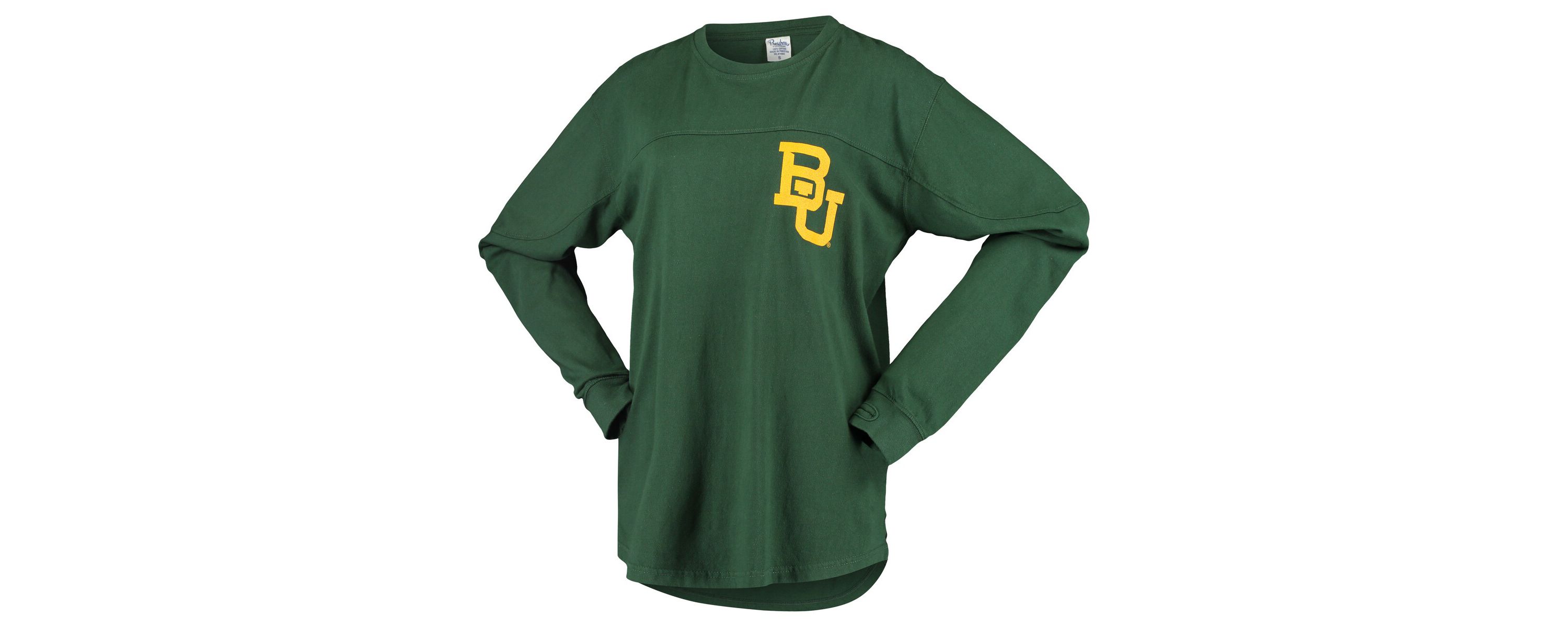 NCAA Baylor Bears Big Shirt Oversized Long Sleeve T-Shirt