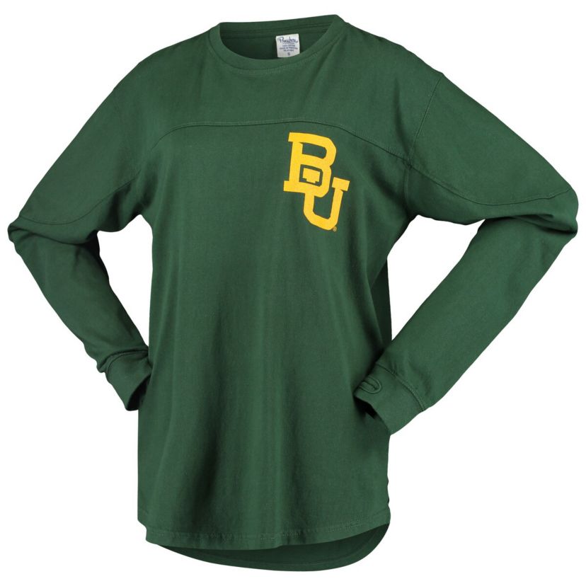 NCAA Baylor Bears Big Shirt Oversized Long Sleeve T-Shirt