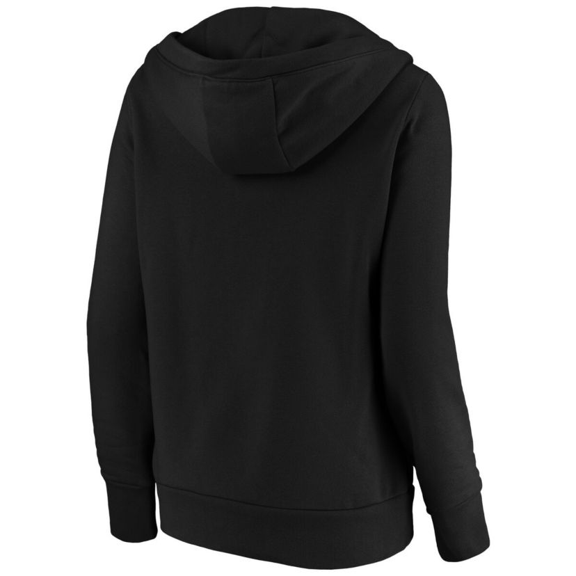 Chicago White Sox MLB Fanatics Chicago Sox Official Logo Crossover V-Neck Pullover Hoodie