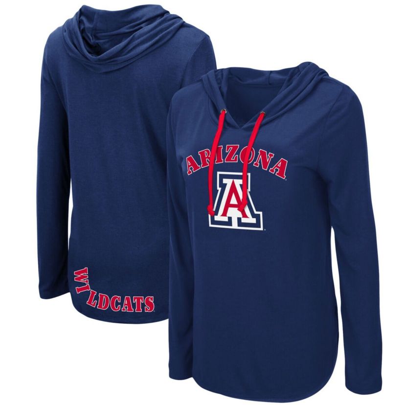 NCAA Arizona Wildcats My Lover Lightweight Hooded Long Sleeve T-Shirt
