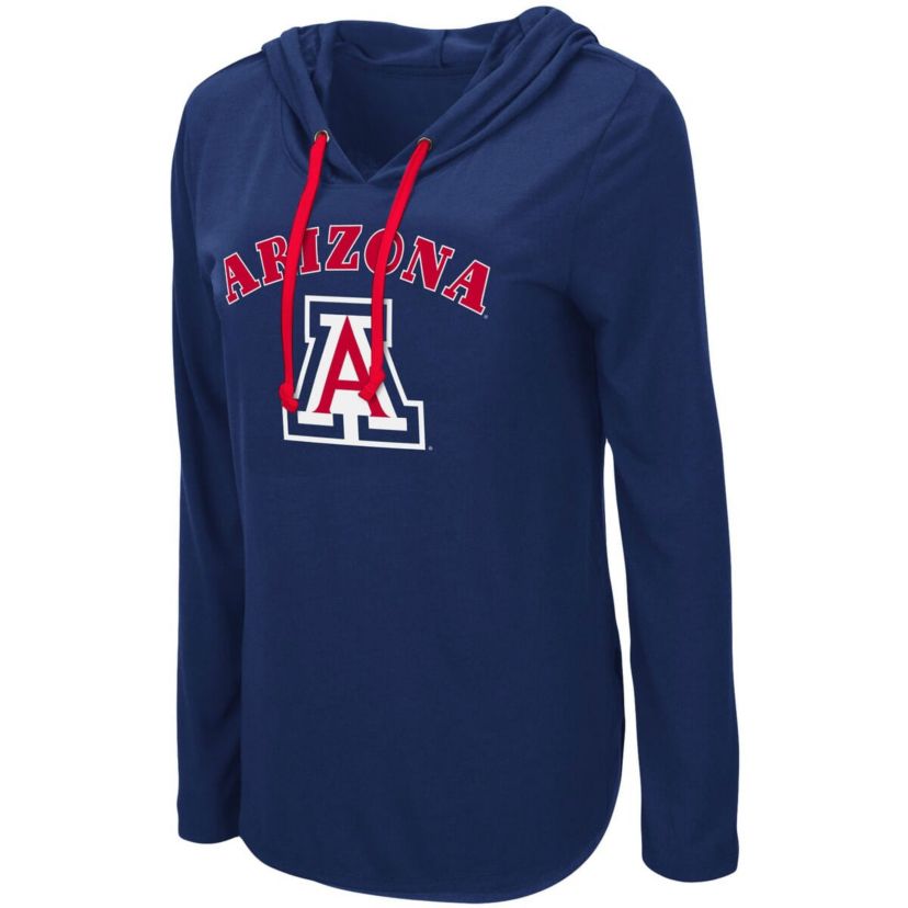 NCAA Arizona Wildcats My Lover Lightweight Hooded Long Sleeve T-Shirt