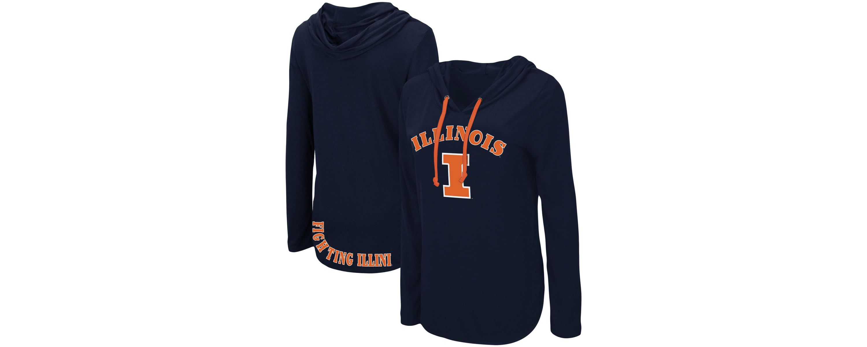 NCAA Illinois Fighting Illini My Lover Lightweight Hooded Long Sleeve T-Shirt