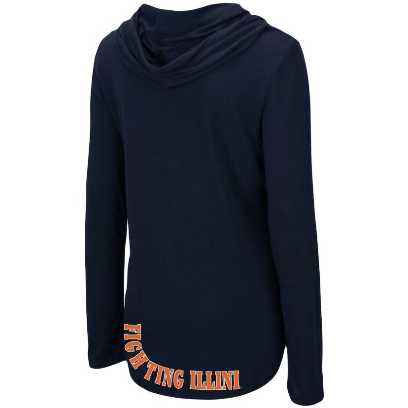 NCAA Illinois Fighting Illini My Lover Lightweight Hooded Long Sleeve T-Shirt