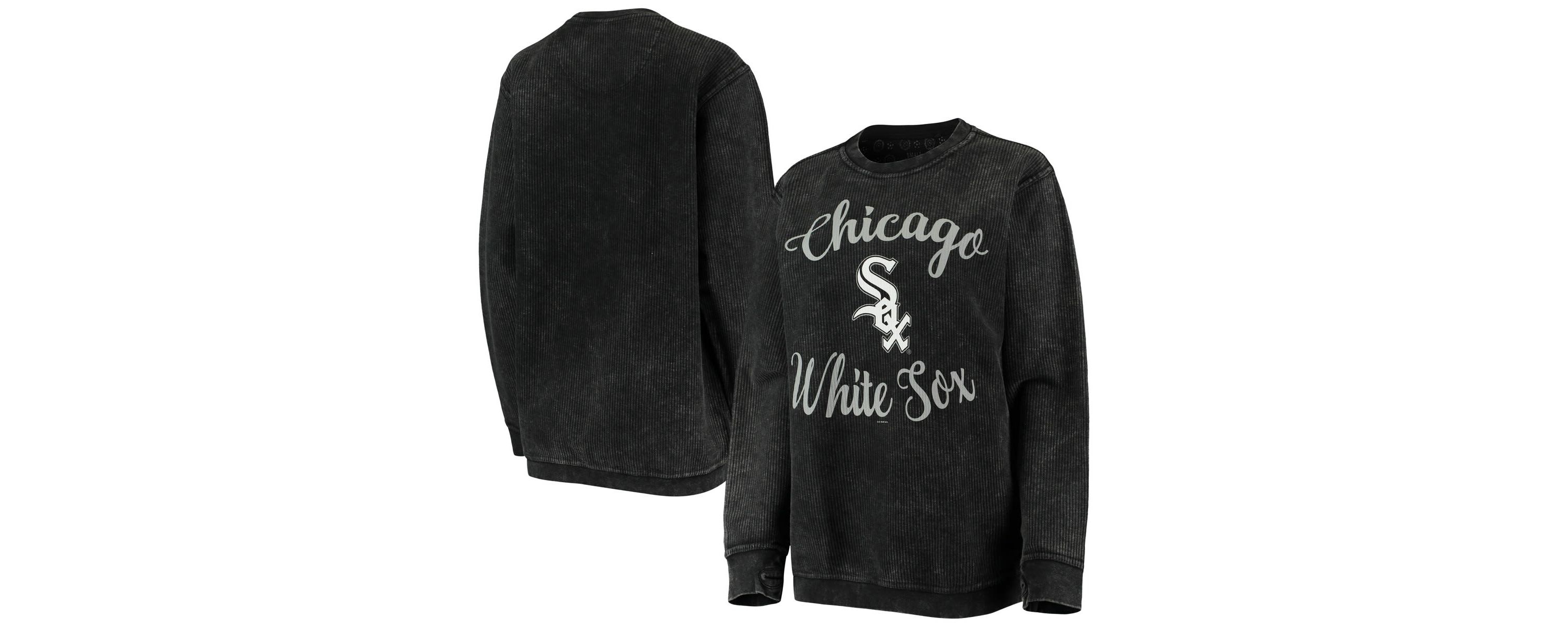 Chicago White Sox MLB Chicago Sox Script Comfy Cord Pullover Sweatshirt