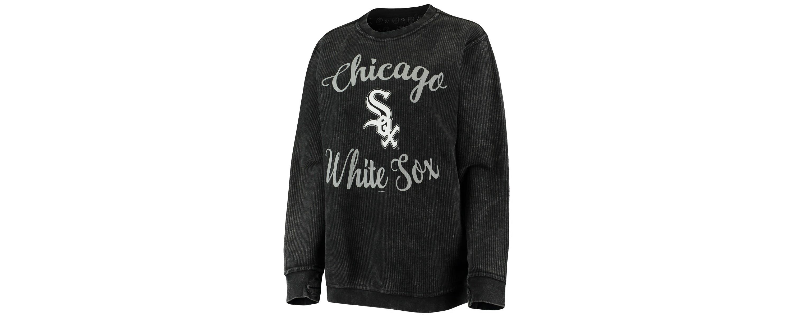 Chicago White Sox MLB Chicago Sox Script Comfy Cord Pullover Sweatshirt