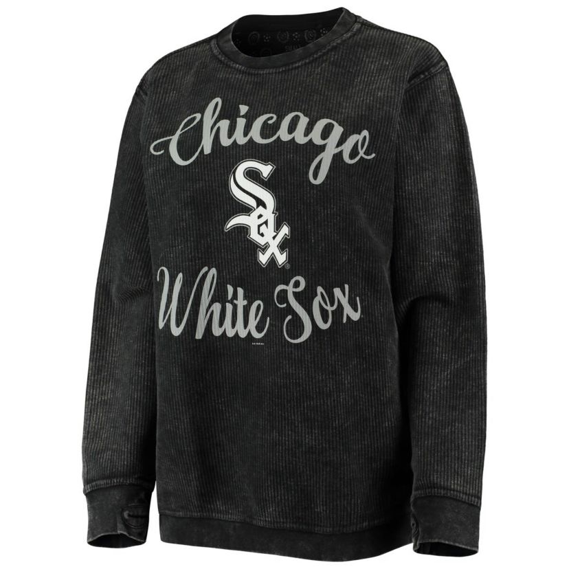 Chicago White Sox MLB Chicago Sox Script Comfy Cord Pullover Sweatshirt