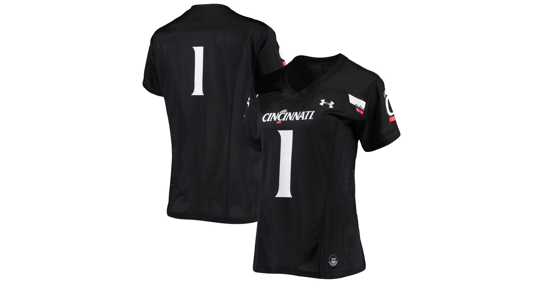 NCAA Under Armour #1 Cincinnati Bearcats Replica Football Jersey