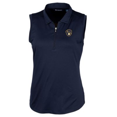 MLB Milwaukee Brewers Forge Sleeveless Polo