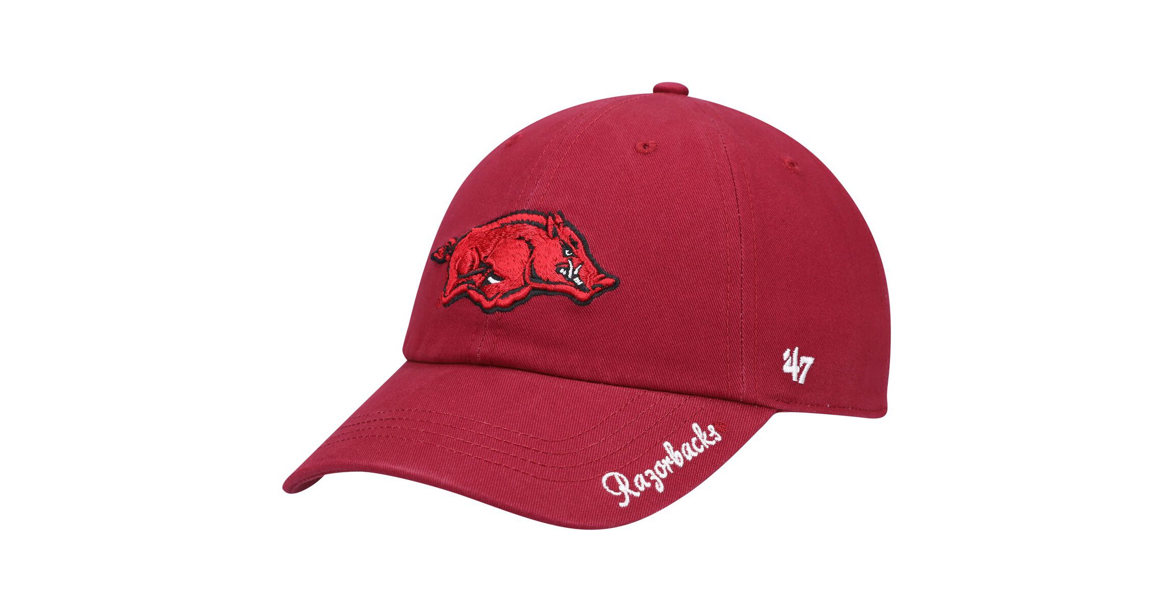 NCAA Arkansas Razorbacks Miata Clean Up Logo Adjustable Hat