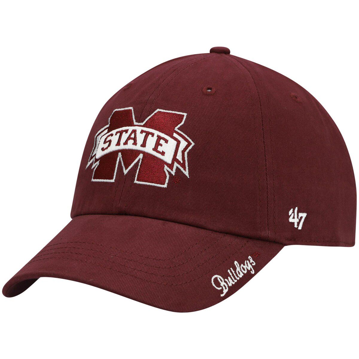 NCAA Mississippi State Bulldogs Miata Clean Up Logo Adjustable Hat