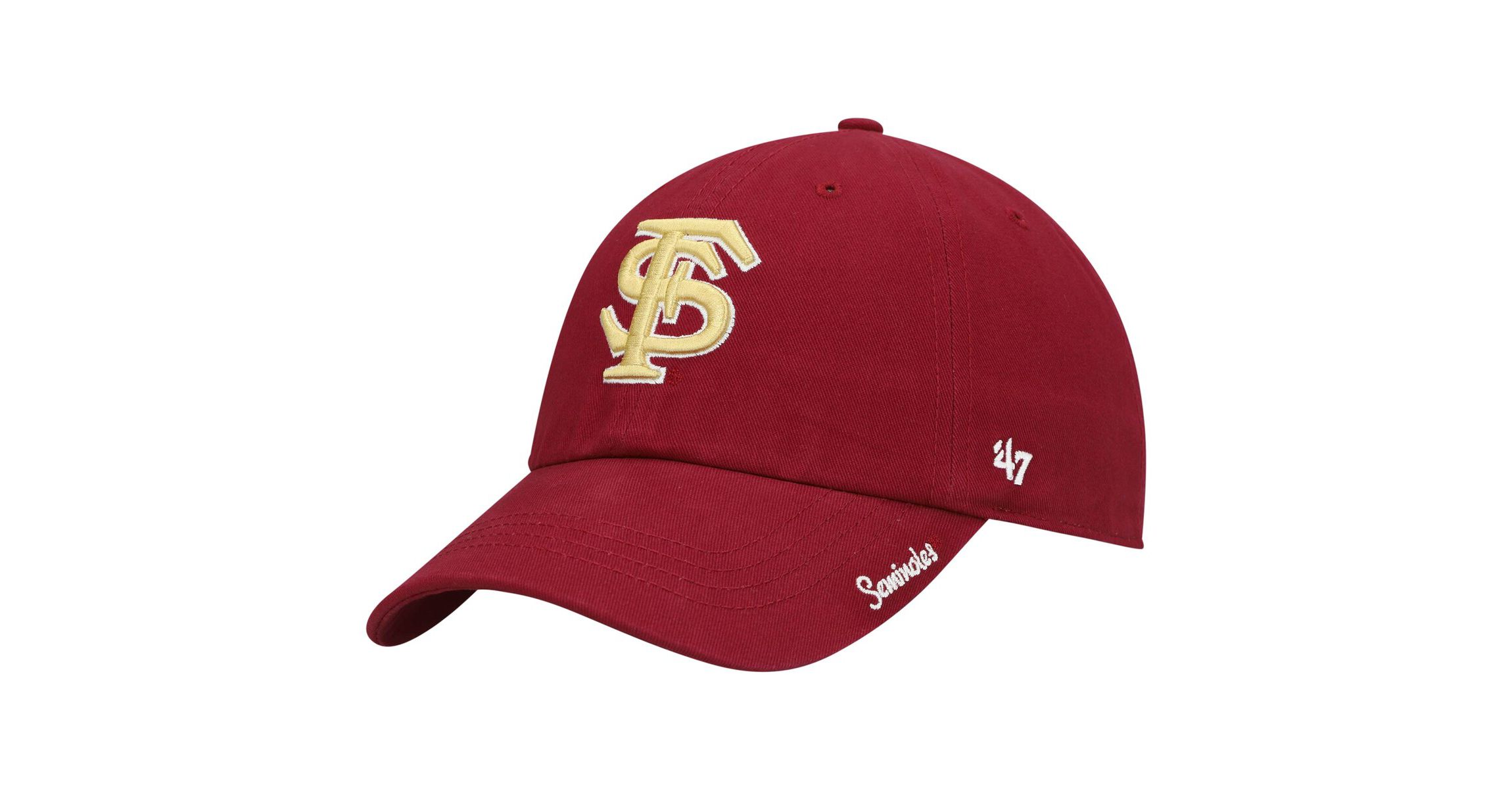 NCAA Florida State Seminoles Miata Clean Up Logo Adjustable Hat