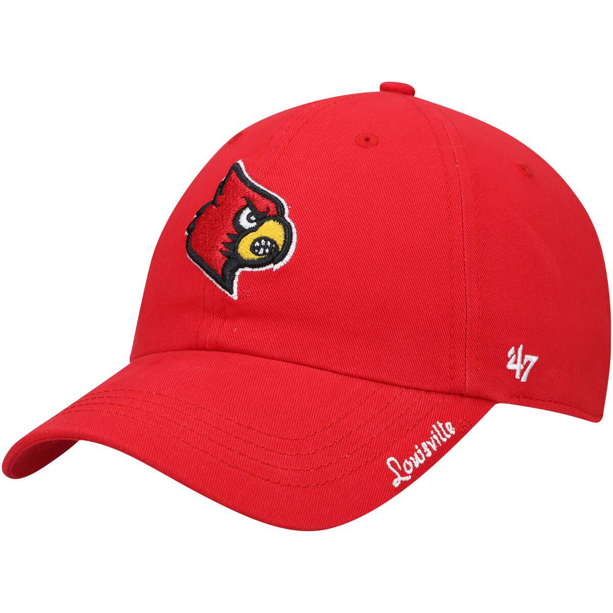 NCAA Louisville Cardinals Miata Clean Up Logo Adjustable Hat