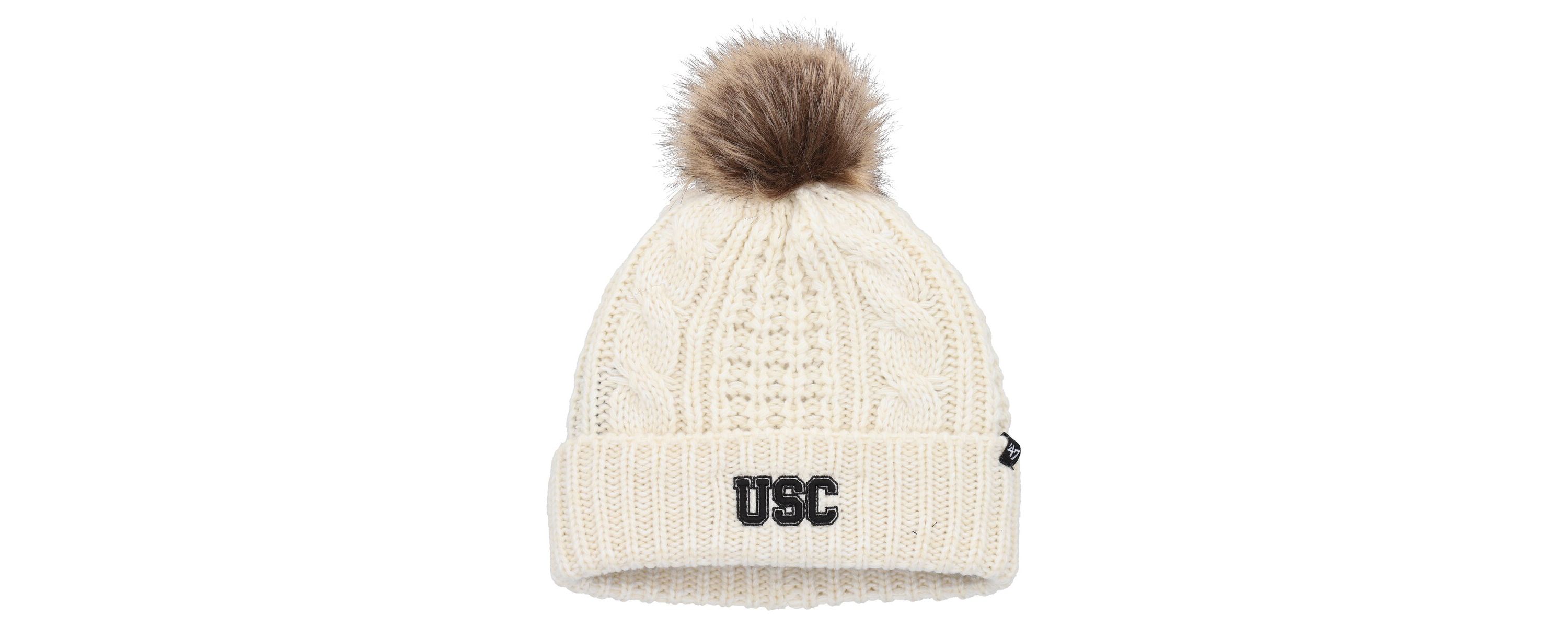 NCAA USC Trojans Meeko Cuffed Knit Hat with Pom