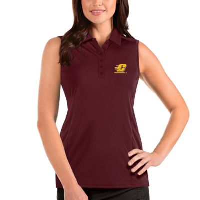 Central Michigan Chippewas NCAA Cent. Michigan Chippewas Tribute Sleeveless Polo