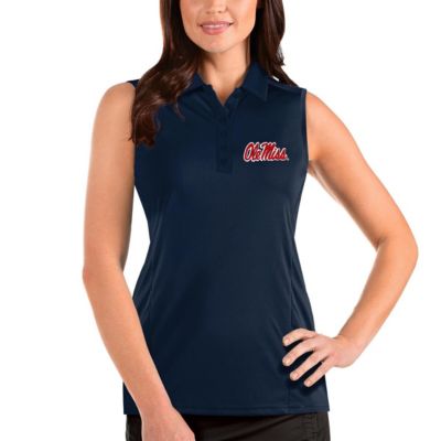 NCAA Ole Miss Rebels Tribute Sleeveless Polo