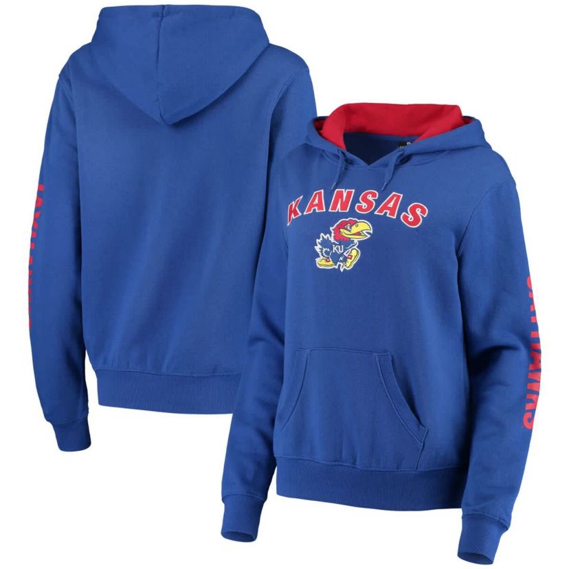 NCAA Kansas Jayhawks Loud and Proud Pullover Hoodie