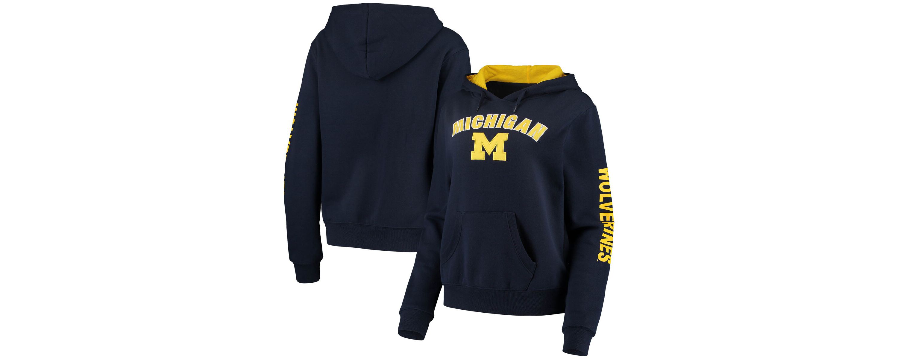 NCAA Michigan Wolverines Loud and Proud Pullover Hoodie