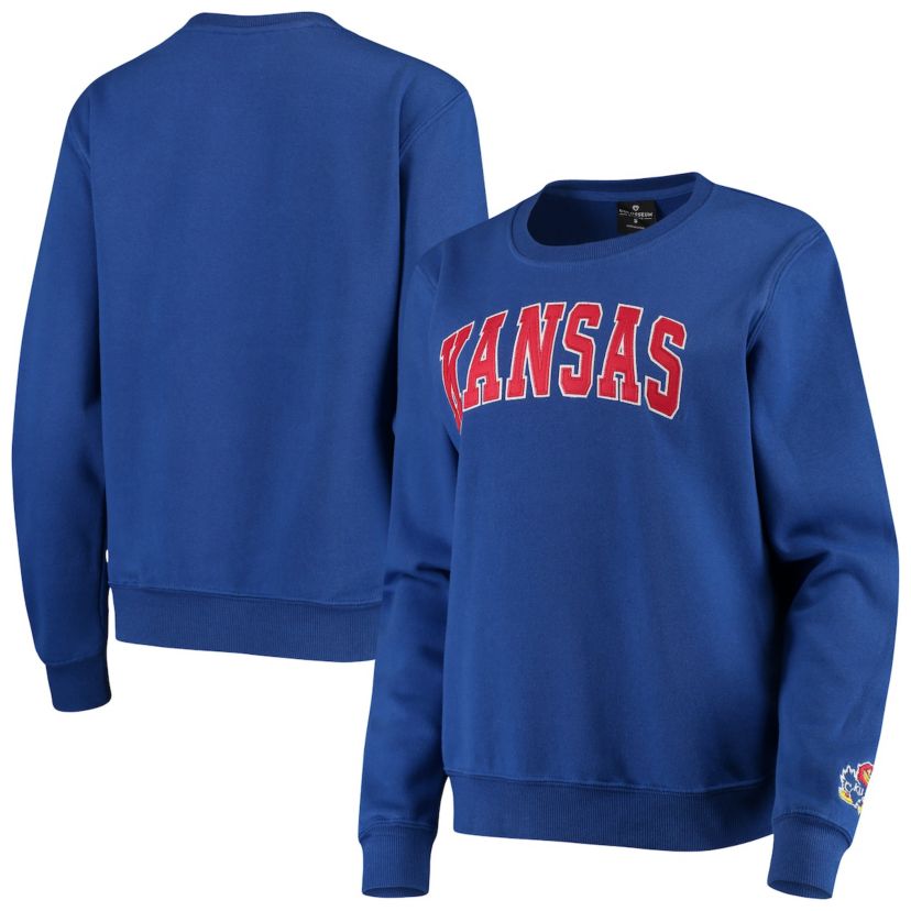 NCAA Kansas Jayhawks Campanile Pullover Sweatshirt