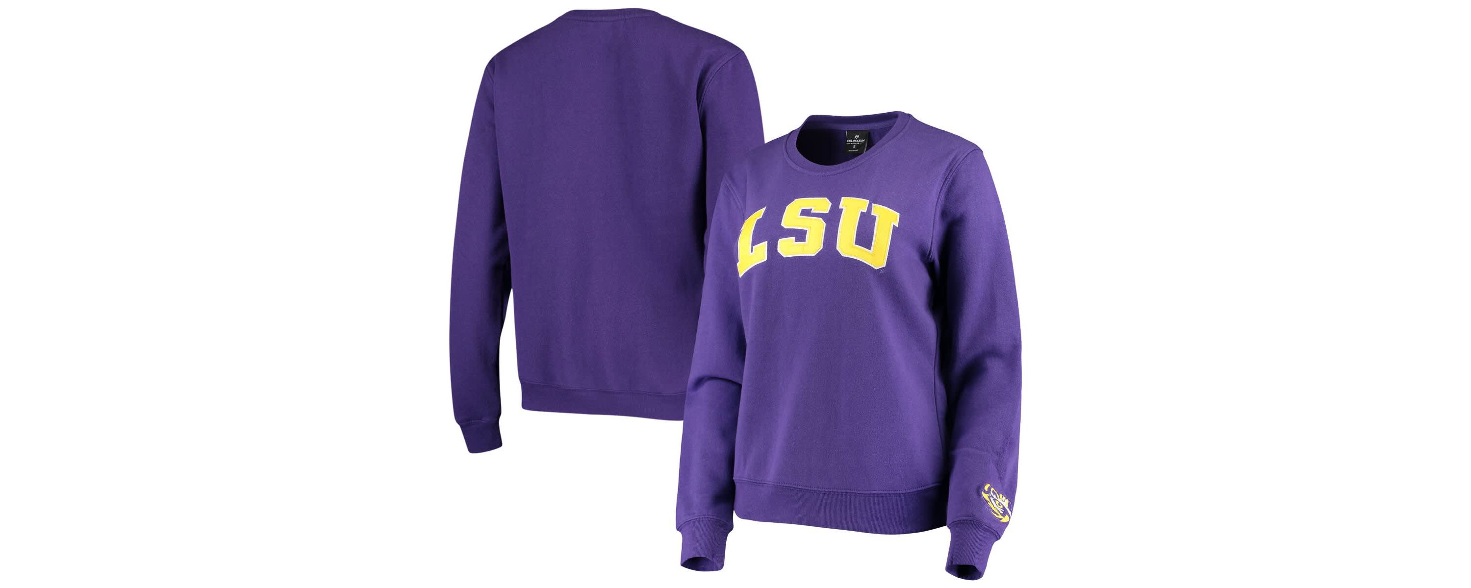 NCAA LSU Tigers Campanile Pullover Sweatshirt