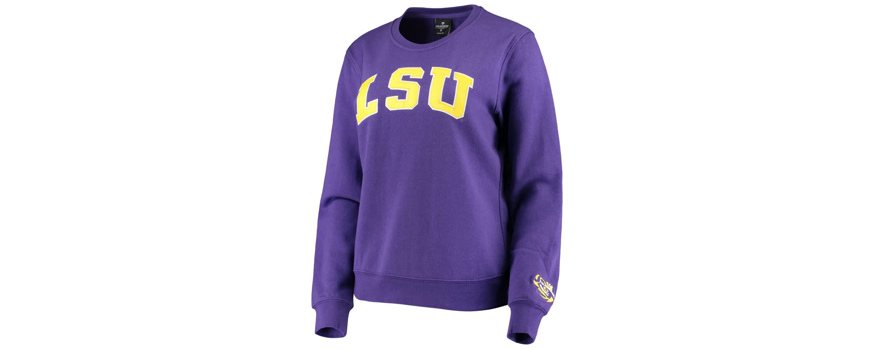 NCAA LSU Tigers Campanile Pullover Sweatshirt