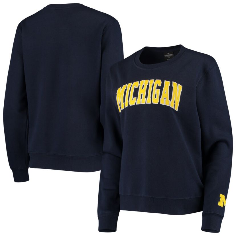 NCAA Michigan Wolverines Campanile Pullover Sweatshirt