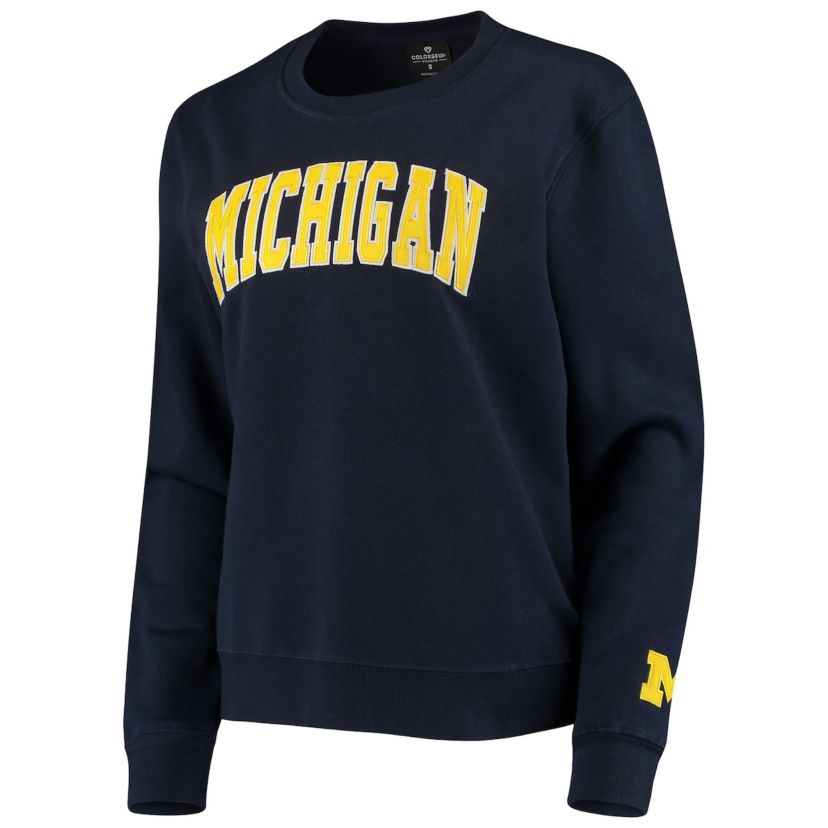 NCAA Michigan Wolverines Campanile Pullover Sweatshirt