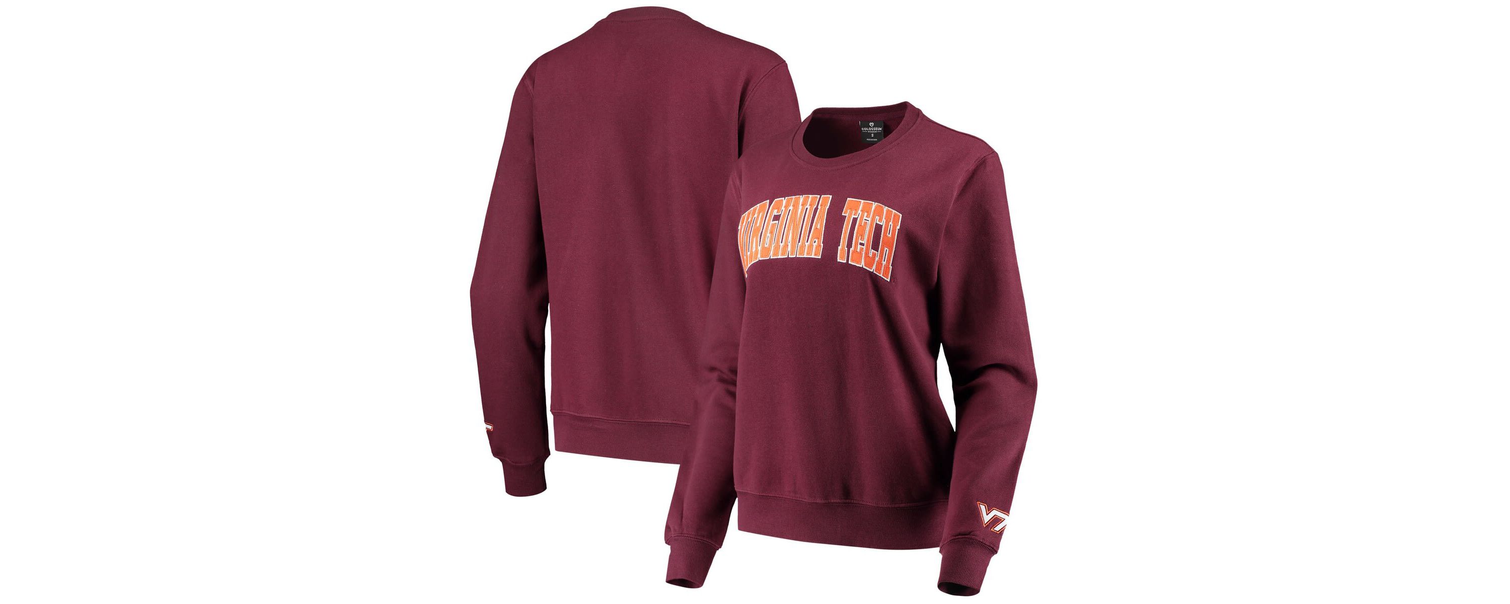 NCAA Virginia Tech Hokies Campanile Pullover Sweatshirt