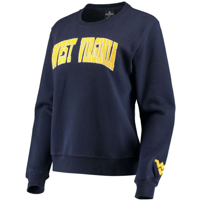 NCAA West Virginia Mountaineers Campanile Pullover Sweatshirt