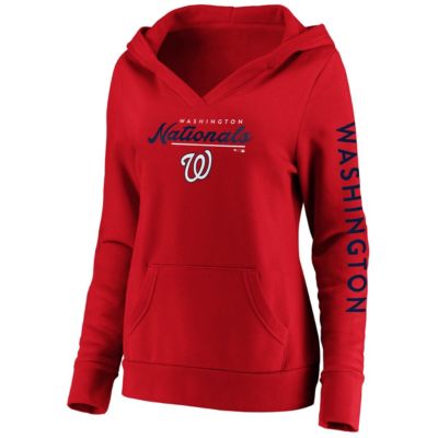 MLB Fanatics Washington Nationals Core High Class Crossover Pullover Hoodie