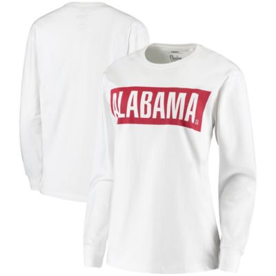 Alabama Crimson Tide NCAA Alabama Tide Big Block Whiteout Long Sleeve T-Shirt