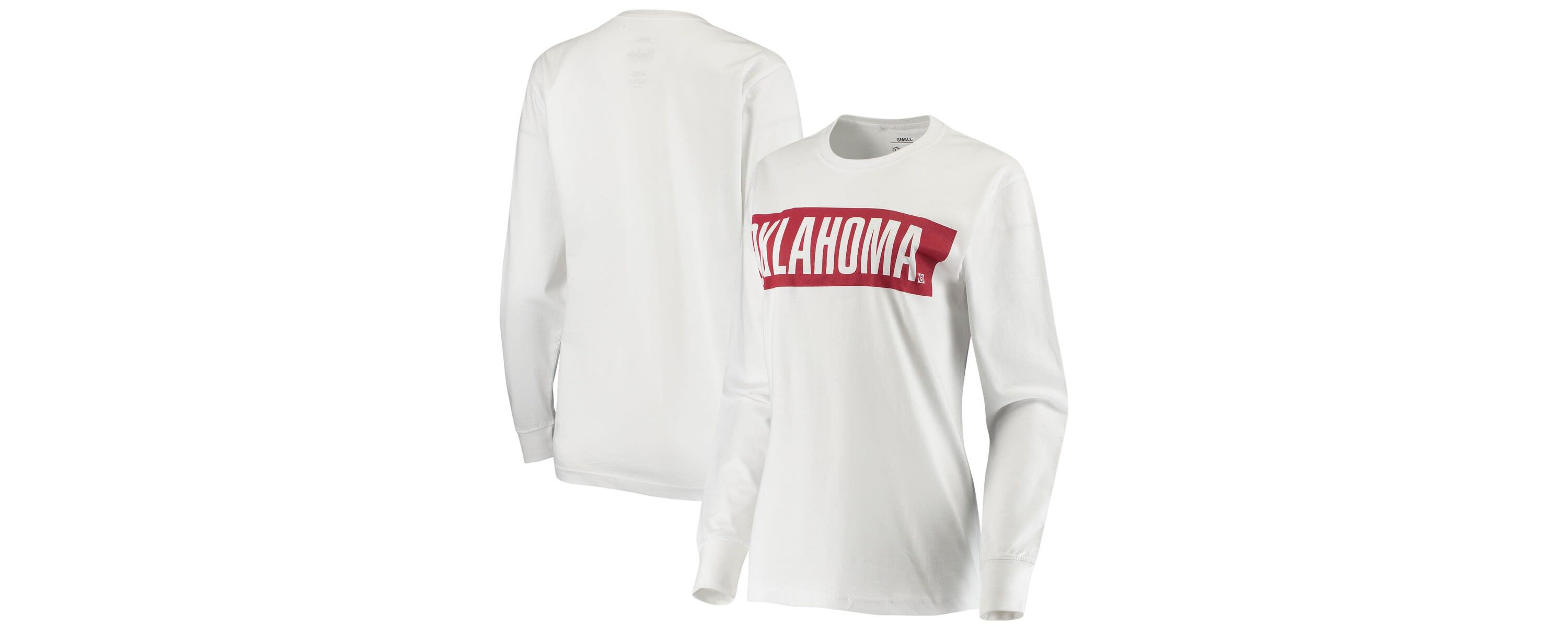 NCAA Oklahoma Sooners Big Block Whiteout Long Sleeve T-Shirt