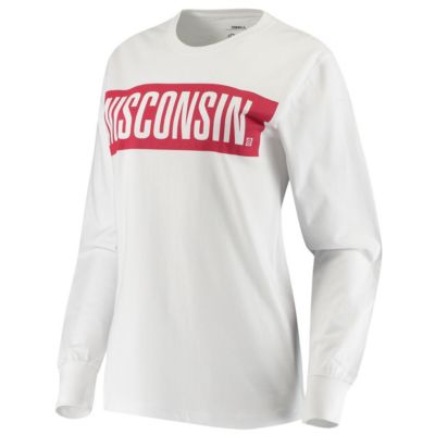 NCAA Wisconsin Badgers Big Block Whiteout Long Sleeve T-Shirt