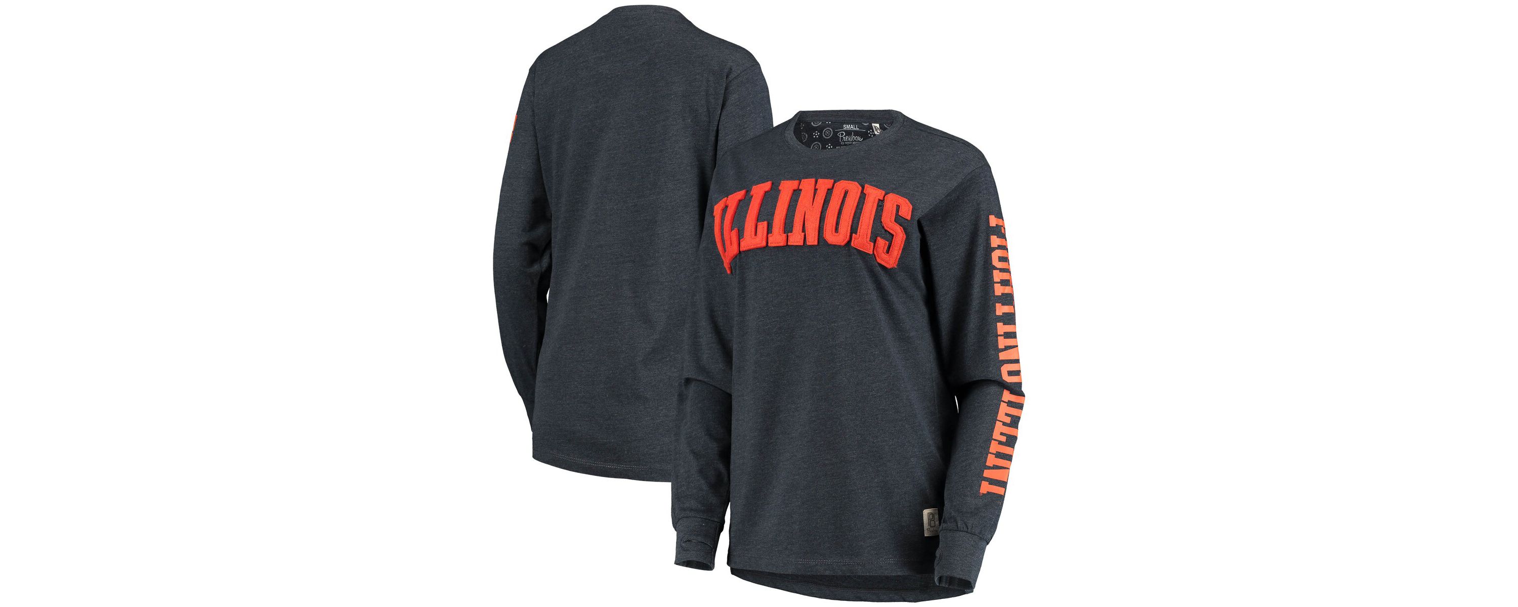 NCAA Illinois Fighting Illini Two-Hit Canyon Long Sleeve T-Shirt