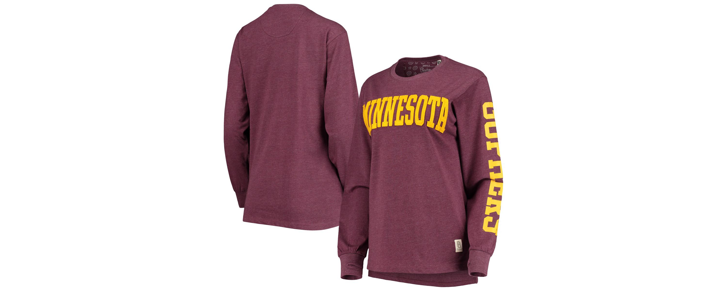 NCAA Minnesota Golden Gophers Two-Hit Canyon Long Sleeve T-Shirt