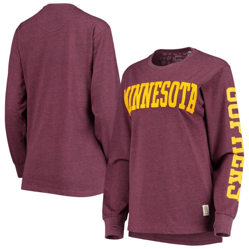 NCAA Minnesota Golden Gophers Two-Hit Canyon Long Sleeve T-Shirt