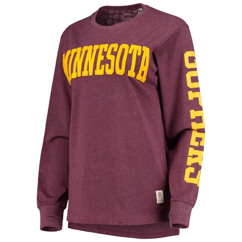 NCAA Minnesota Golden Gophers Two-Hit Canyon Long Sleeve T-Shirt