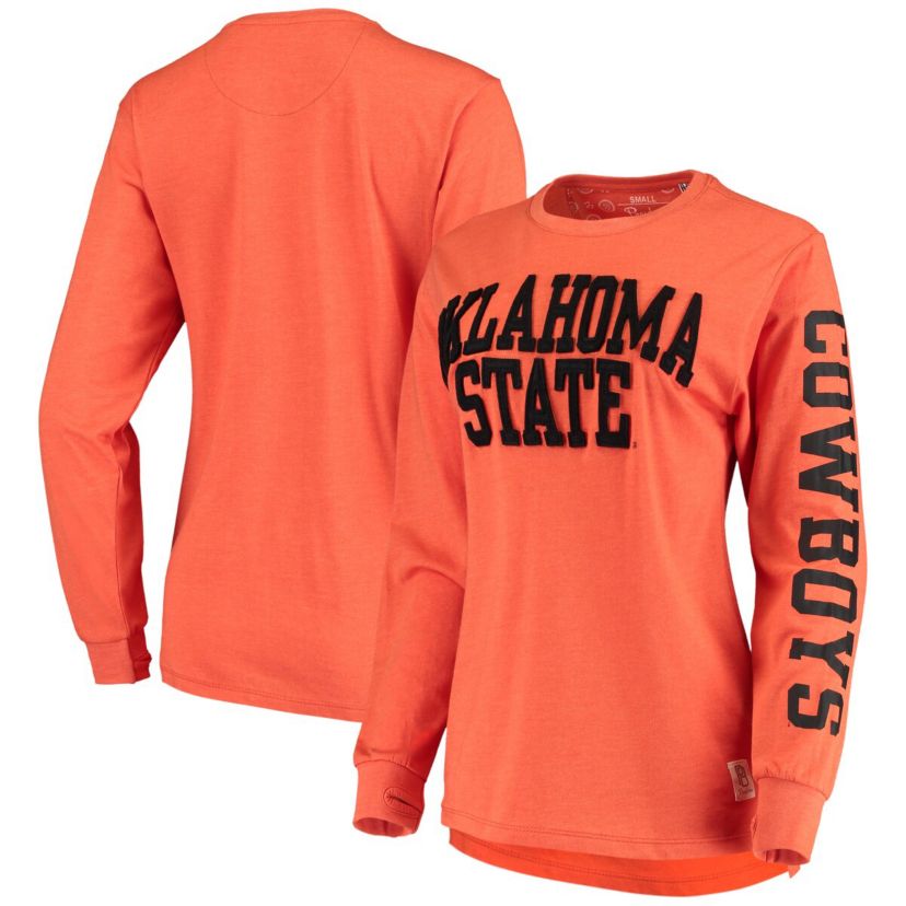 NCAA Oklahoma State Cowboys Two-Hit Canyon Long Sleeve T-Shirt