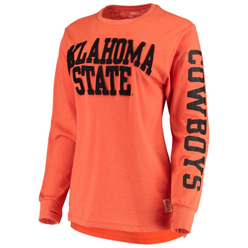 NCAA Oklahoma State Cowboys Two-Hit Canyon Long Sleeve T-Shirt